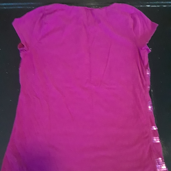 Ann Taylor striped sequin top - Picture 2 of 4